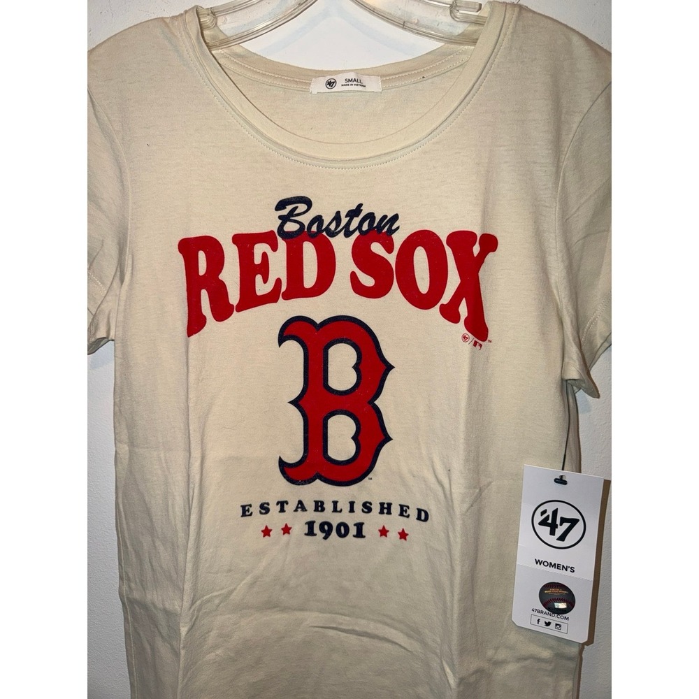 Boston Red Sox Women's '47 Brand TShirt. Size Small (NWTS) - Picture 2 of 5